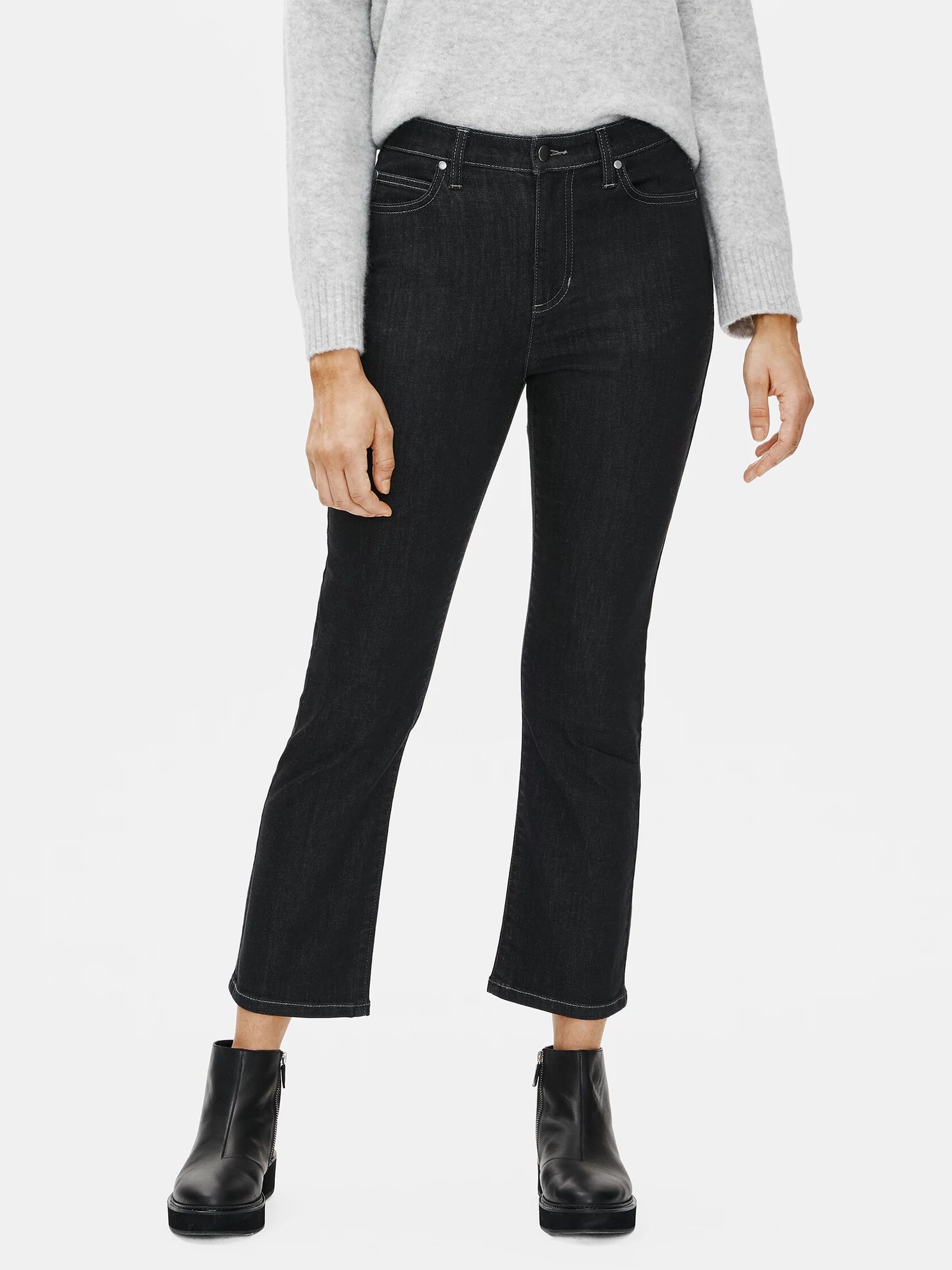 Organic Cotton Stretch Boot-Cut Jean