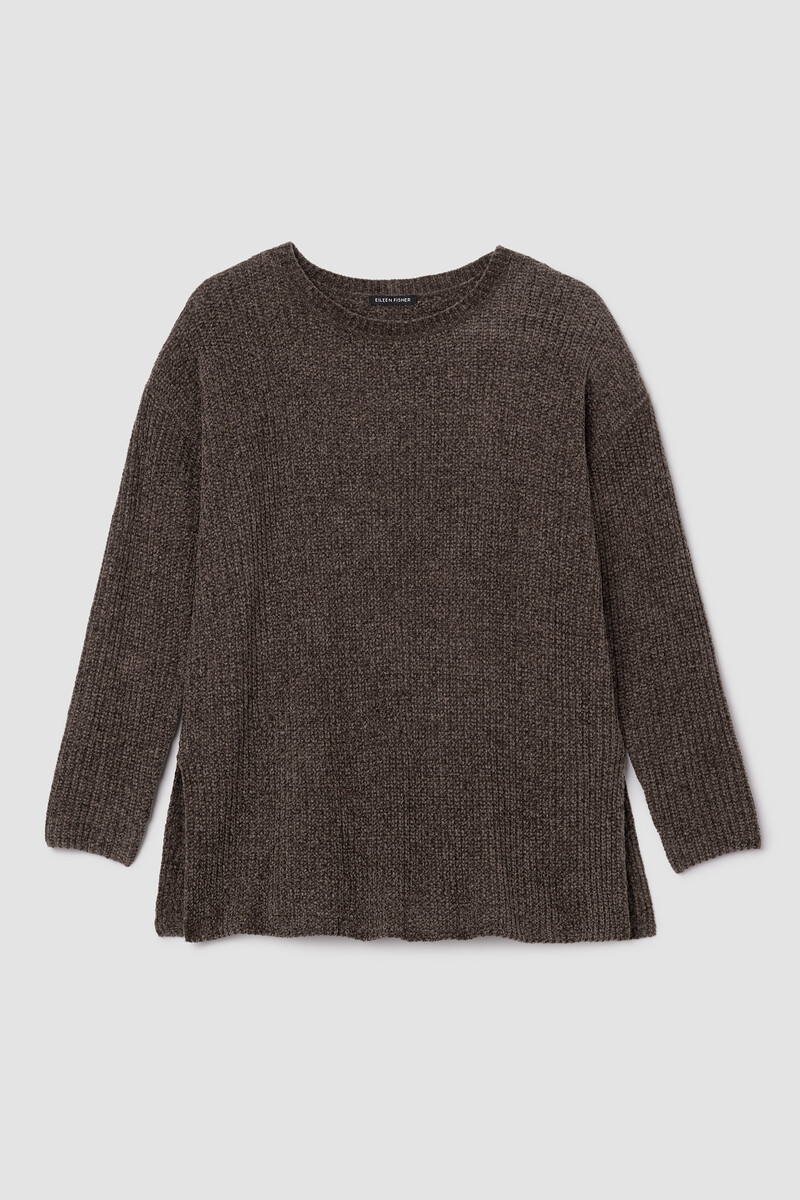 Chenille Blend Jewel Neck Top Chenille Blend Jewel Neck Top