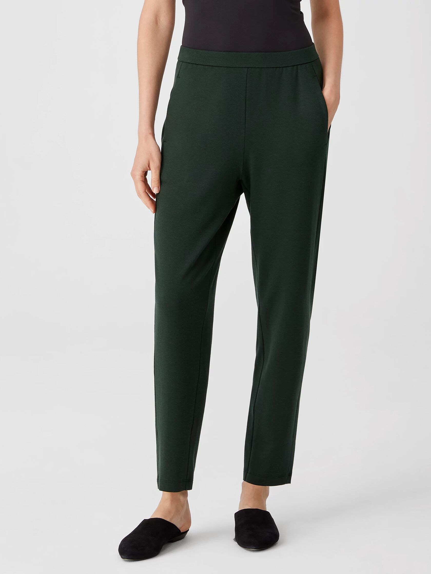 Cozy Brushed Terry Slouchy Pant