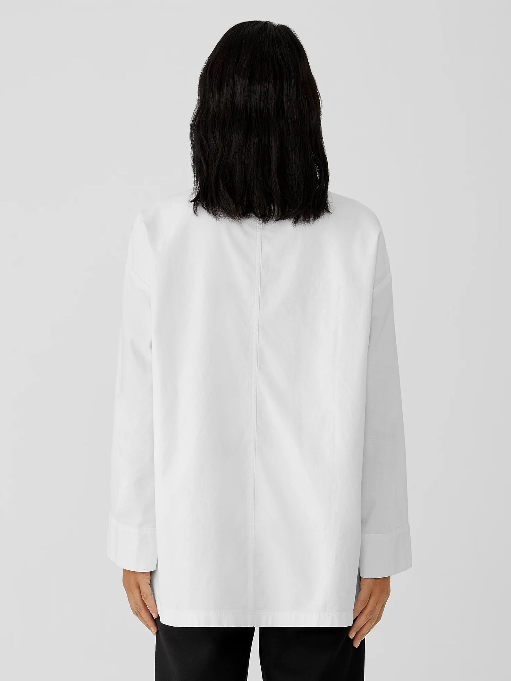 Organic Cotton Hemp Stand Collar Jacket