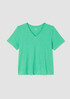 Organic Cotton Slub V-Neck Tee