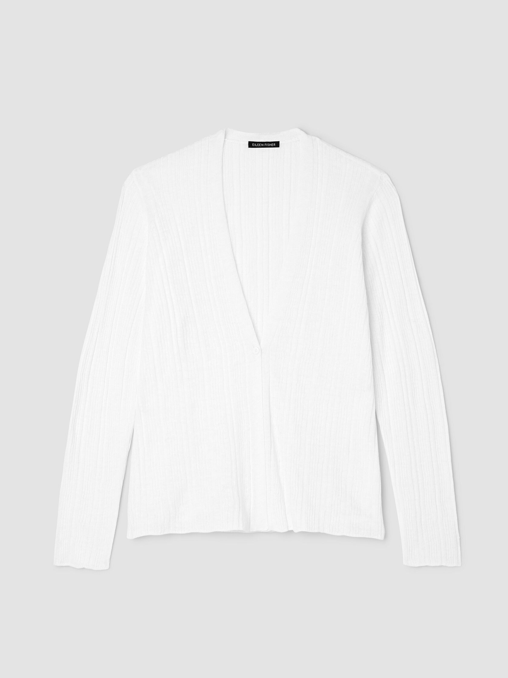 Organic Linen Cotton V-Neck Cardigan