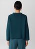 Peruvian Cotton Blend Funnel Neck Top