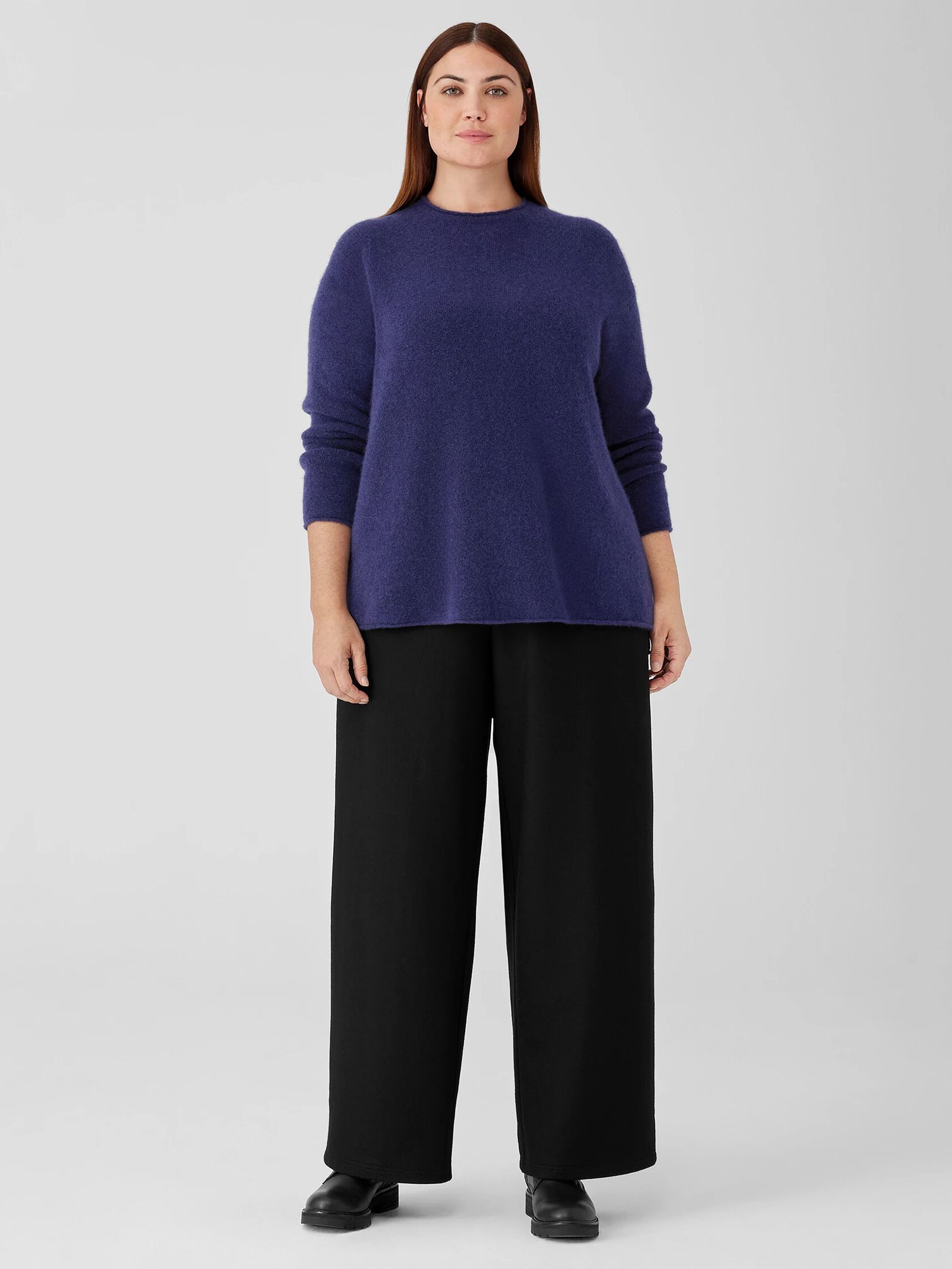 Cashmere Silk Bliss Crew Neck Top