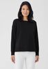 Pima Cotton Stretch Jersey Bateau Neck Top