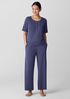 Organic Cotton Interlock Henley Sleep Top