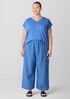 Organic Linen Jersey V-Neck Tee