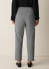 Organic Cotton Pucker Check Tapered Pant