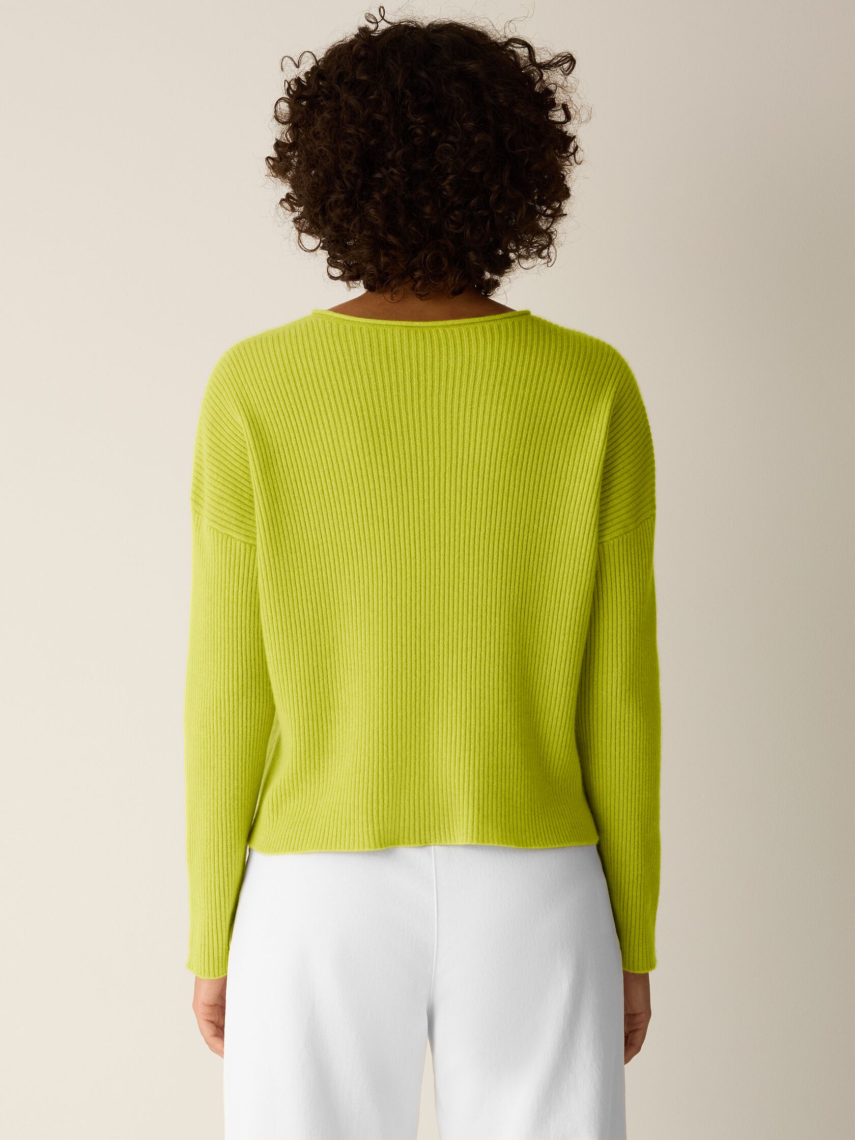 Italian Cashmere Crew Neck Top