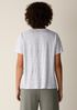Striped Organic Linen Jersey Crew Neck Tee