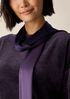 Ombré Silk Charmeuse Double Tie Scarf