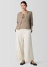 Silk Habutai Quilted Round Neck Jacket