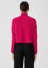 Merino Cropped Turtleneck Top in Regenerative Wool