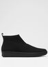 Point Recycled Stretch Knit Wedge Sneaker