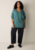 Cashmere Silk Bliss V-Neck Top