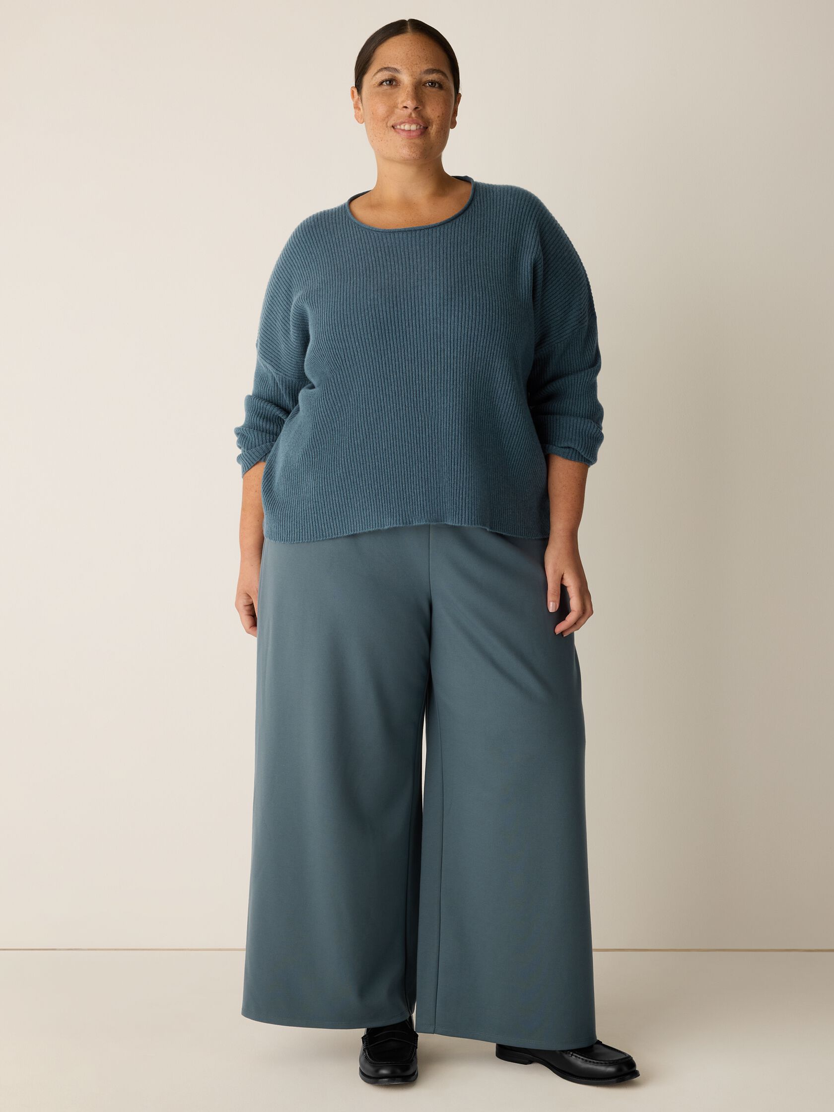 Italian Cashmere Crew Neck Top