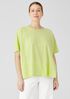 Organic Cotton Slub Crew Neck Tee