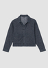 Tweedy Hemp Cotton Classic Collar Jacket