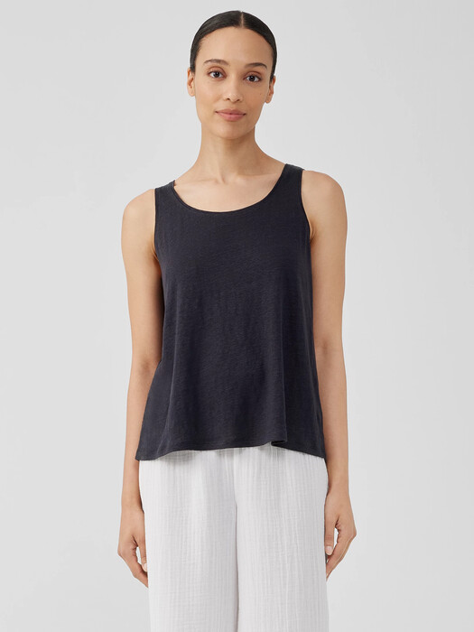 Organic Linen Jersey Tank EILEEN FISHER - Main Image