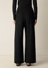 Felted Wool Jersey Wide-Leg Pant in Regenerative Wool