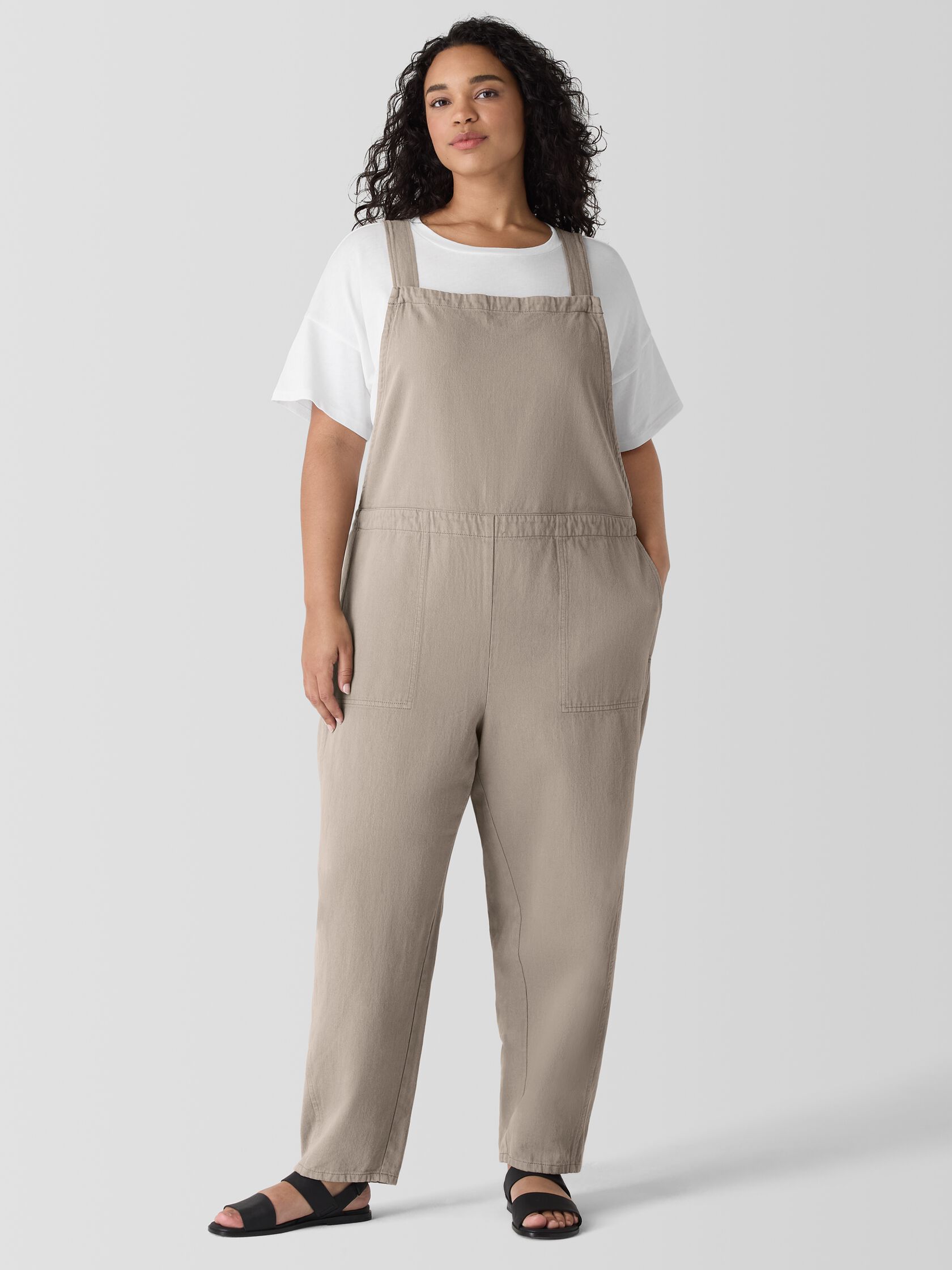 Garment-Dyed Utility Organic Cotton Overalls
