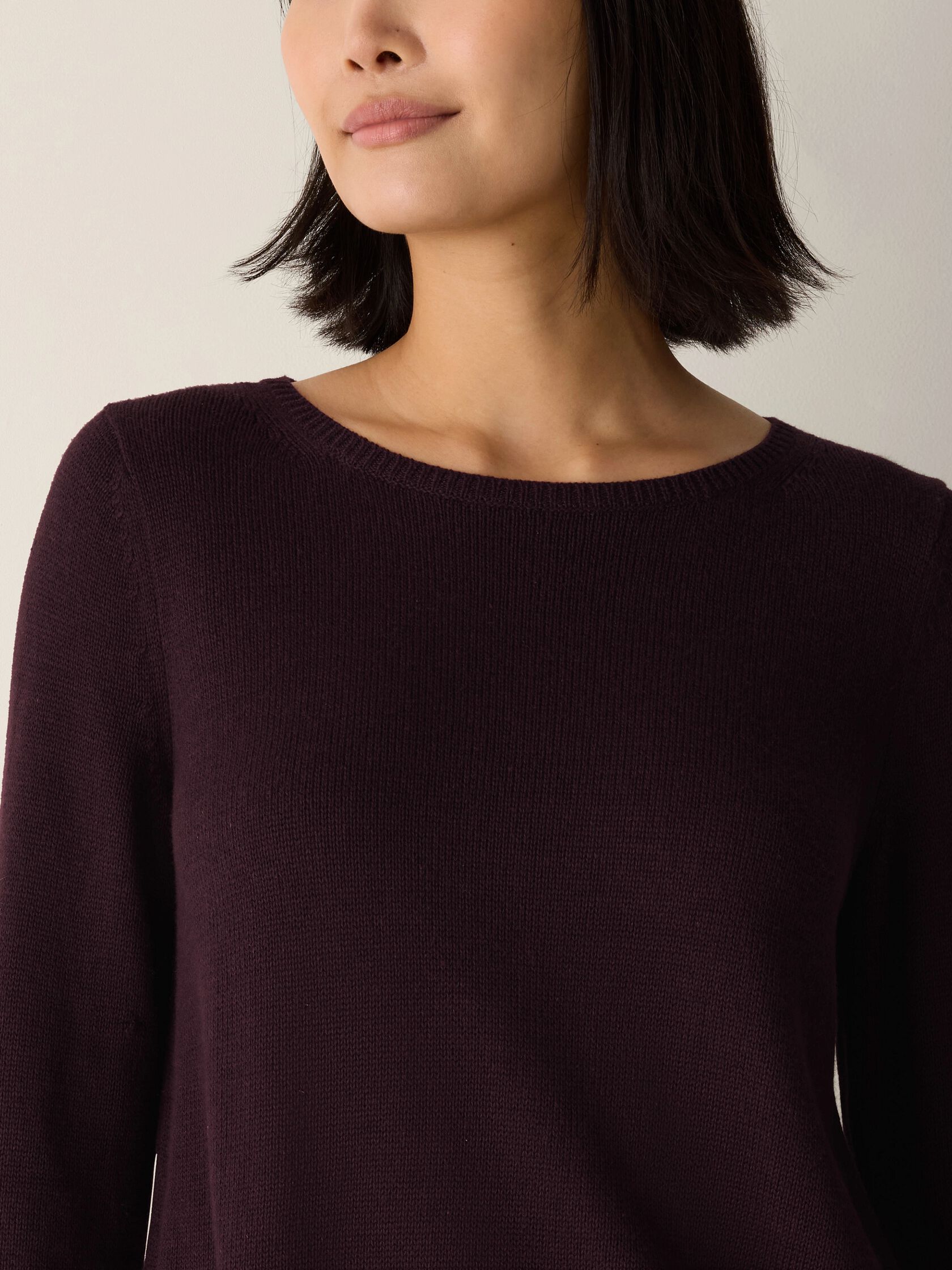 Peruvian Cotton Blend Bateau Neck Top