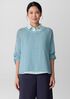 Peruvian Organic Cotton Cord Crew Neck Top