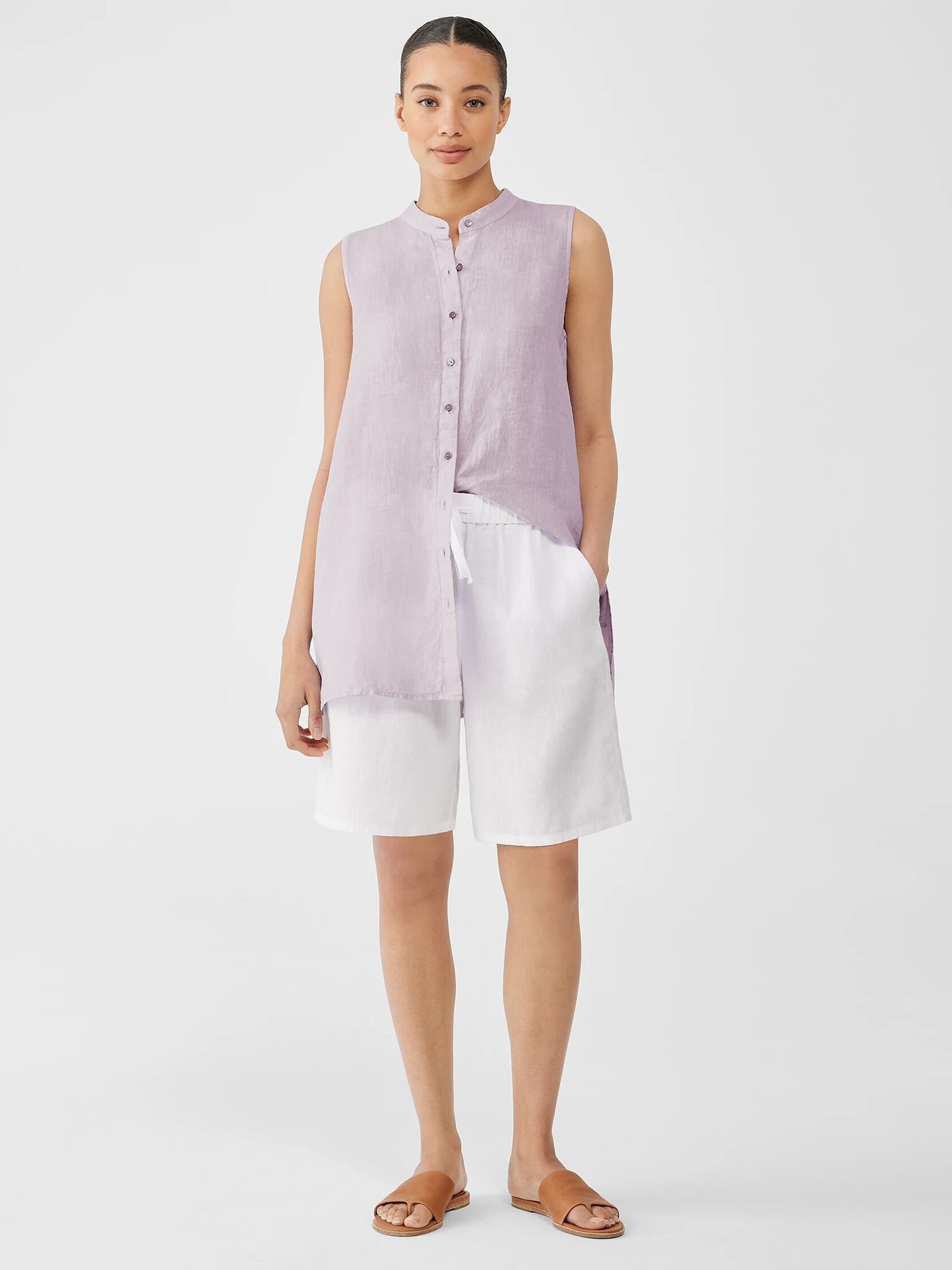 Organic Linen Shorts