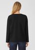 Washable Flex Ponte Crew Neck Top