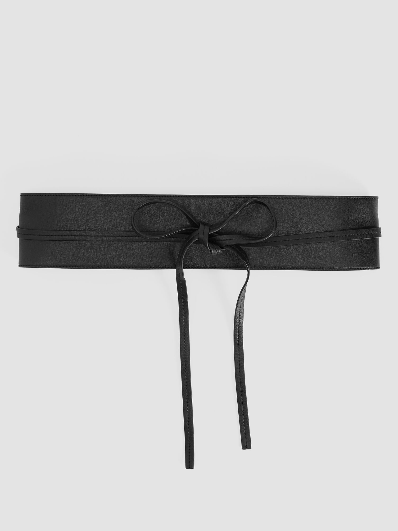 Buttery Leather Wrap Belt
