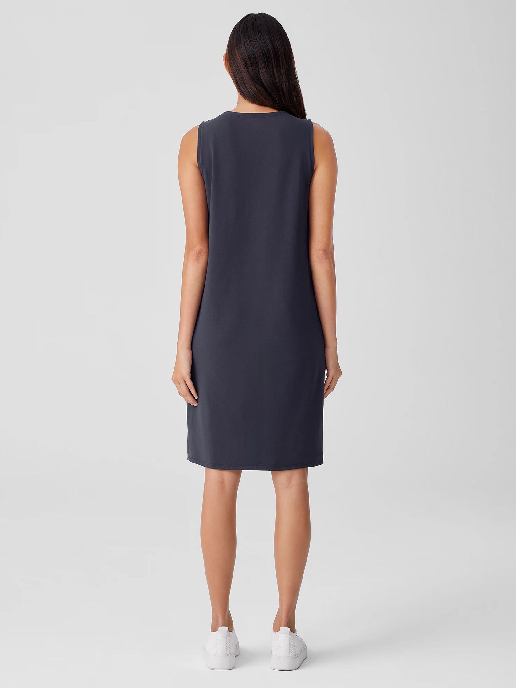 Pima Cotton Stretch Jersey Tank Dress