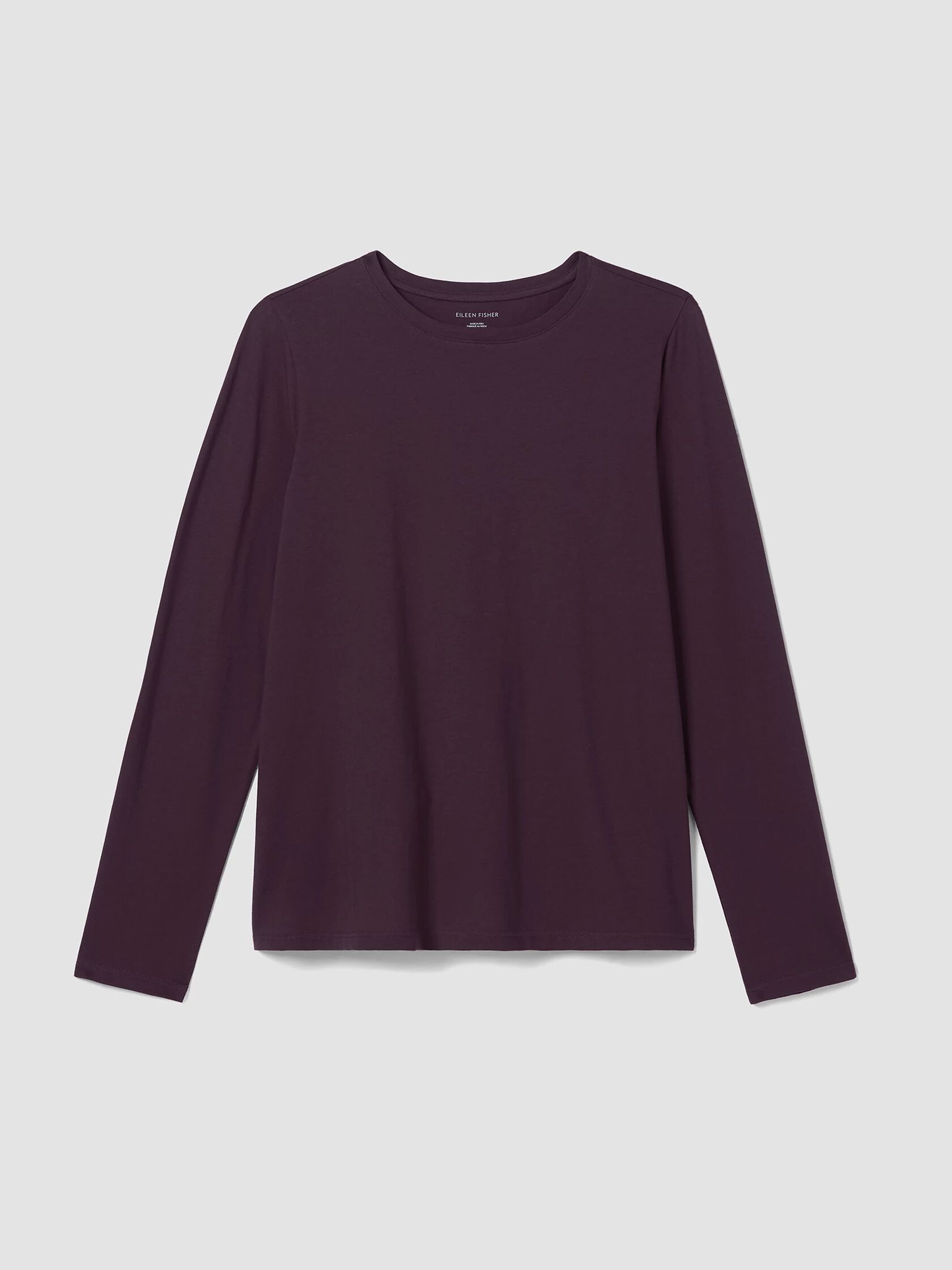 Organic Pima Cotton Jersey Long-Sleeve Tee