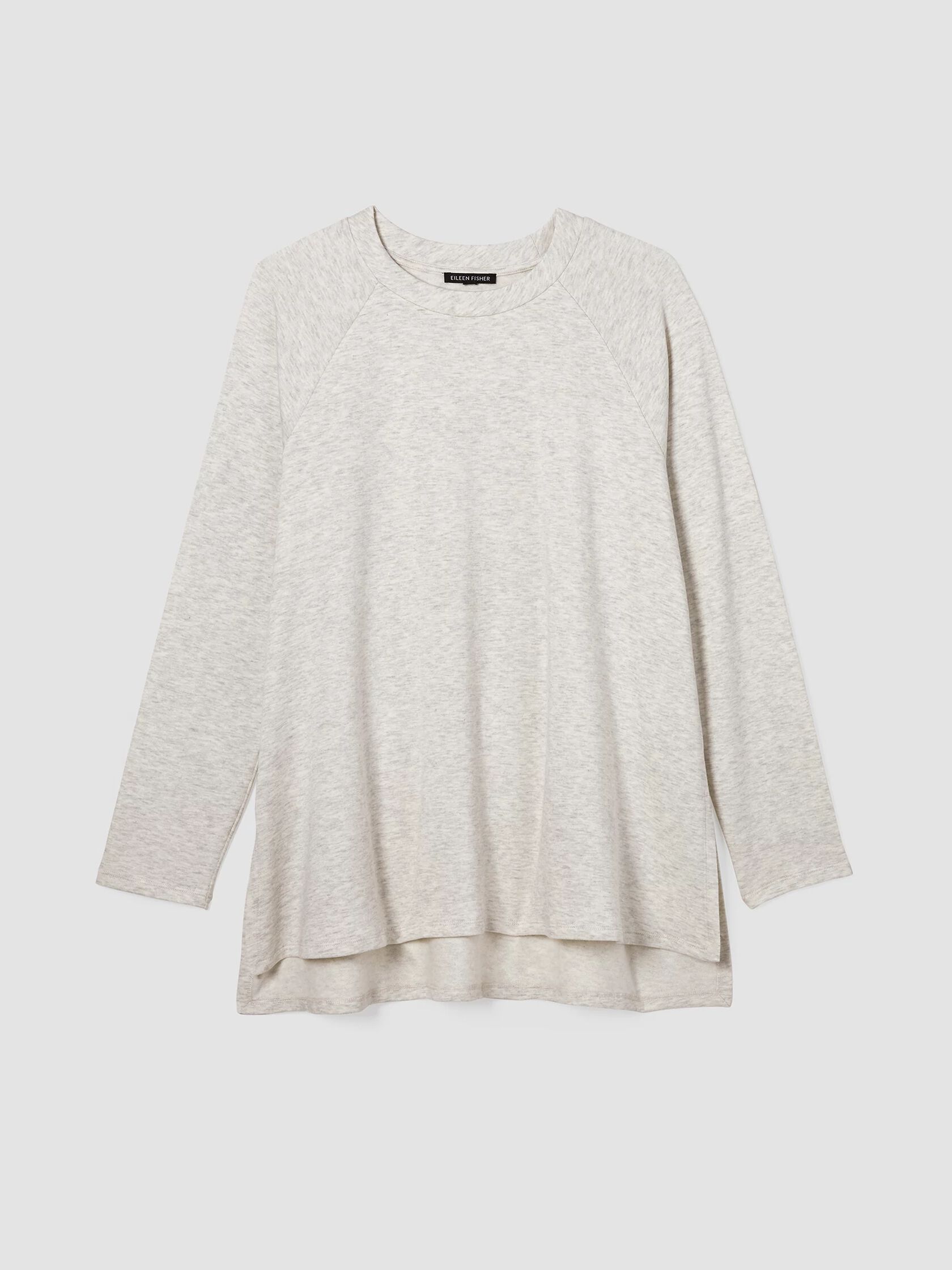 Cozy Brushed Terry Raglan-Sleeve Top