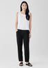 Cotton Blend Ponte Carrot Pant