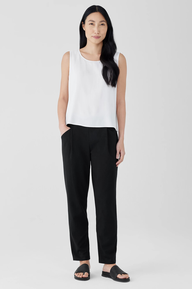 Cotton Blend Ponte Carrot Pant Cotton Blend Ponte Carrot Pant
