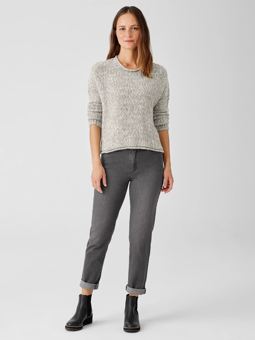 Organic Cotton Stretch High-Waisted Jean | EILEEN FISHER