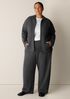 Organic Cotton Boucle Knit Hooded Jacket