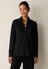 Cozy Waffle Knit Classic Collar Shirt