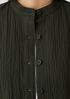 Organic Cotton Pucker Mandarin Collar Jacket