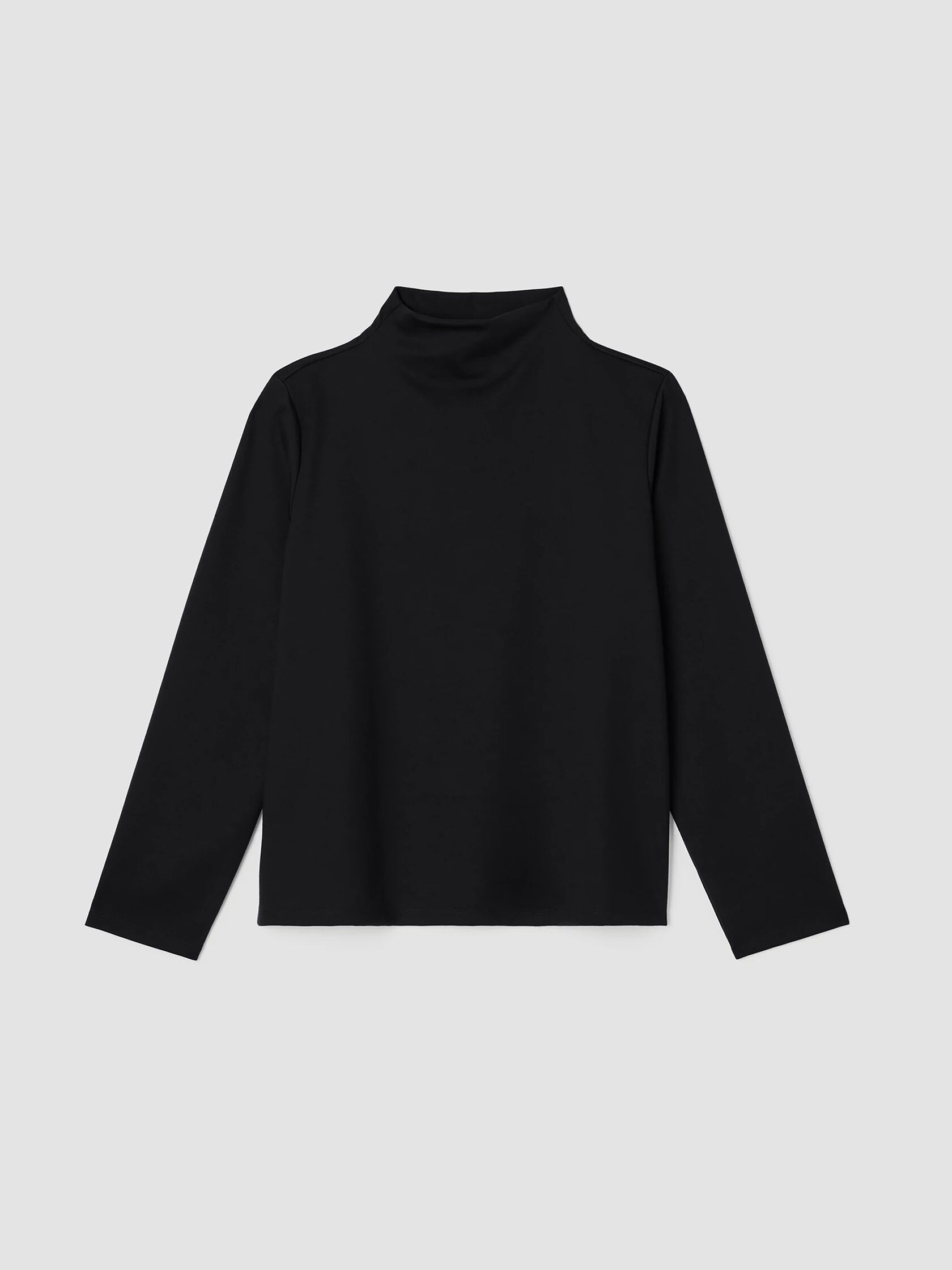 Lightweight Ponte Funnel Neck Top