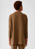 Cozy Brushed Terry Funnel Neck Tunic