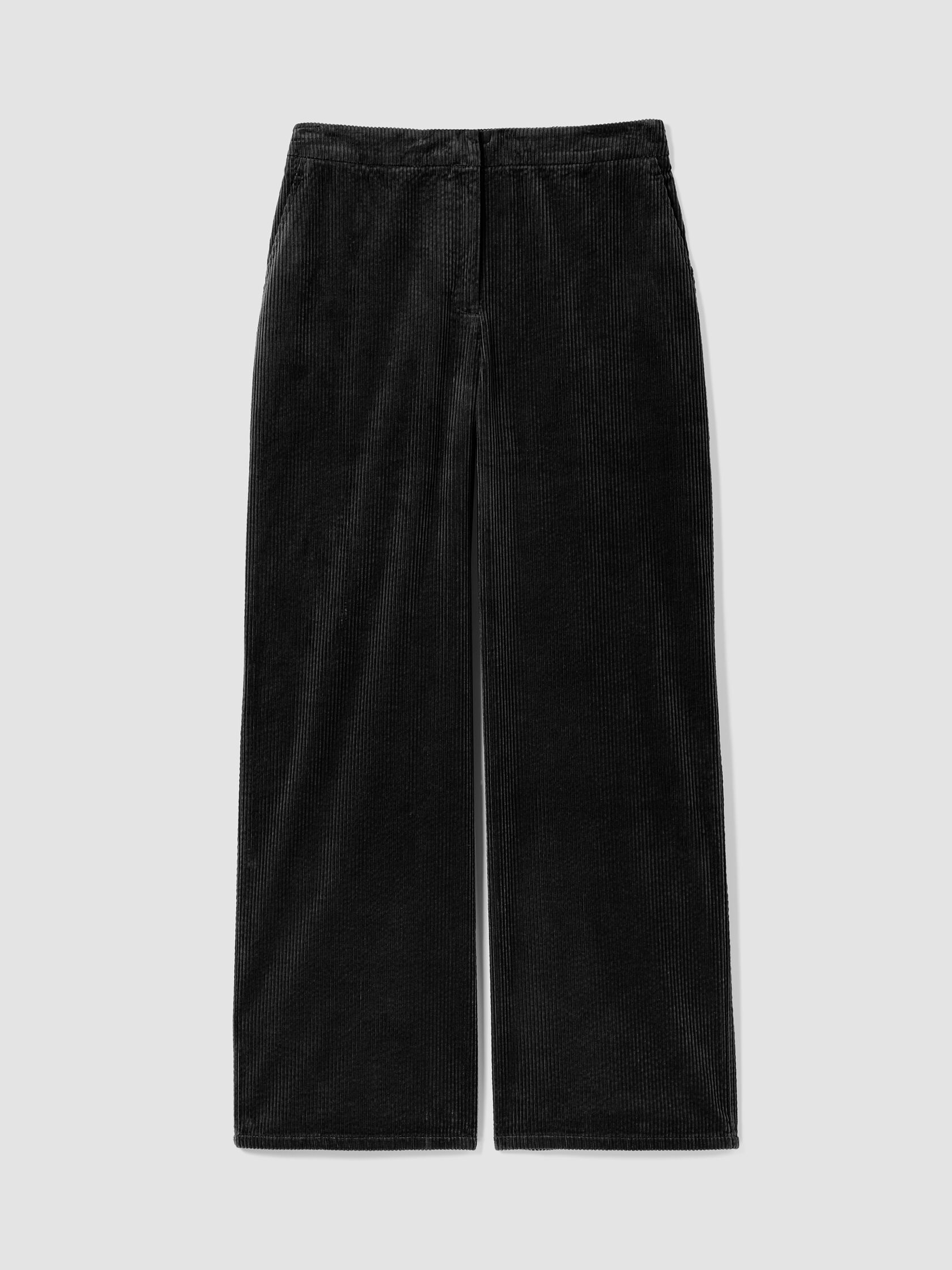 Organic Cotton Corduroy Wide-Leg Pant
