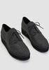 Eddy Mélange Herringbone Platform Oxford