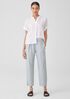 Garment-Dyed Organic Linen Lantern Pant