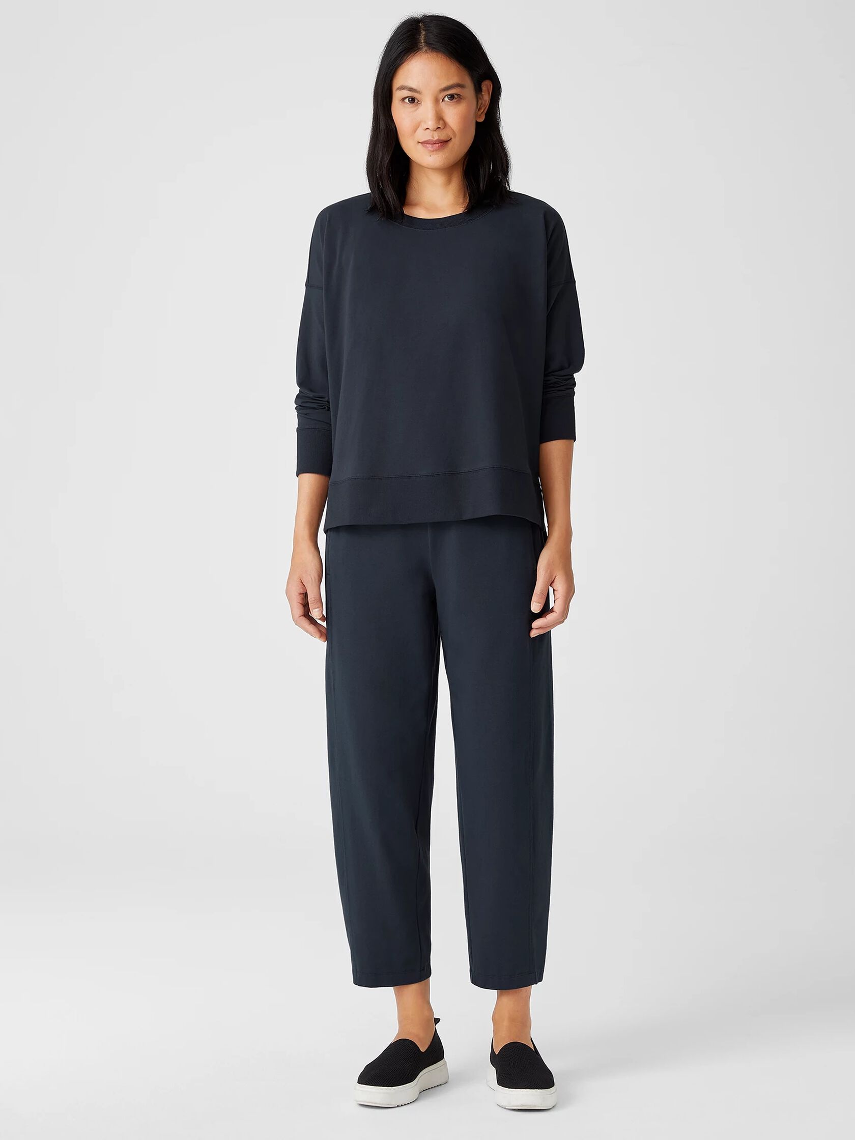 Traceable Cotton Jersey Lantern Pant | EILEEN FISHER