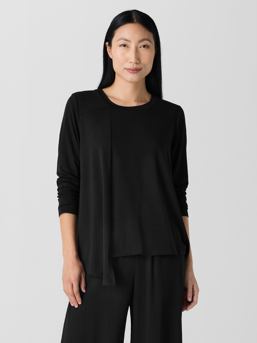 Picture of Asymmetrical Hem Long-Sleeve Top - Women's