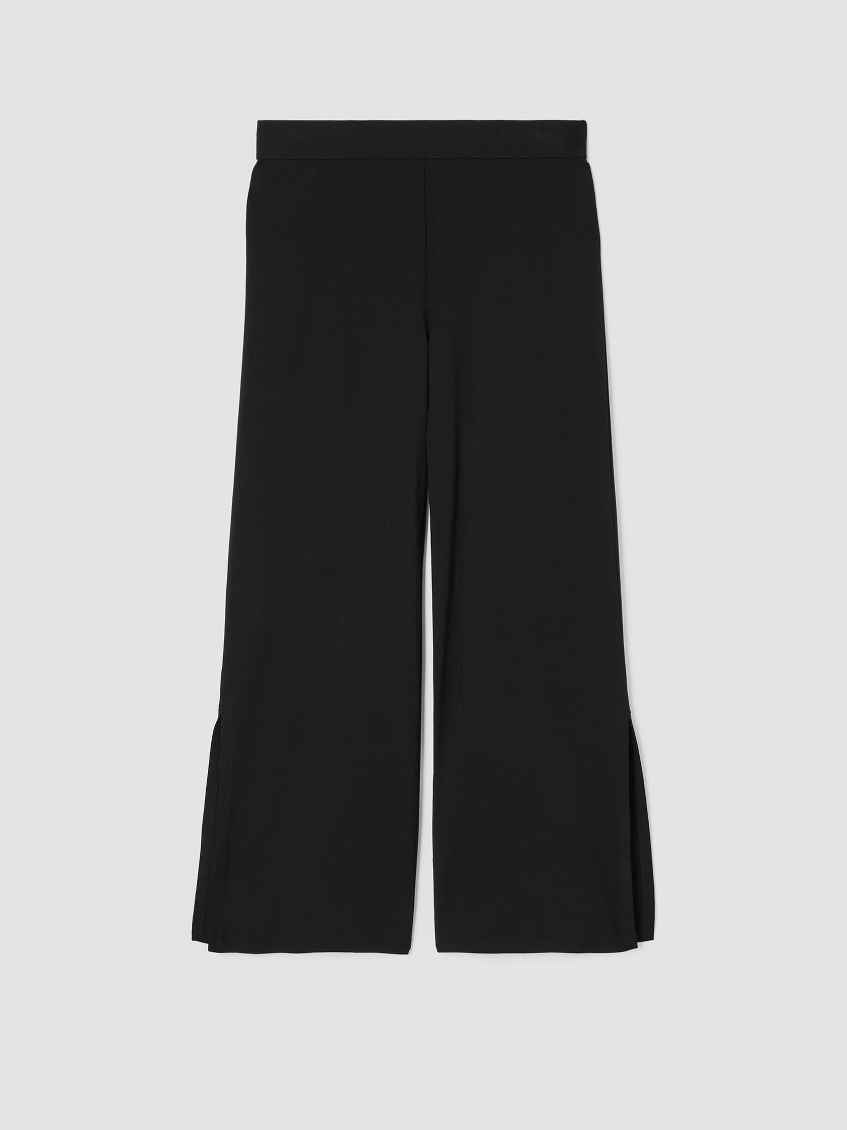 Stretch Jersey Knit Pant with Slits | EILEEN FISHER