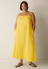 Striped Organic Cotton Gauze Cami Dress