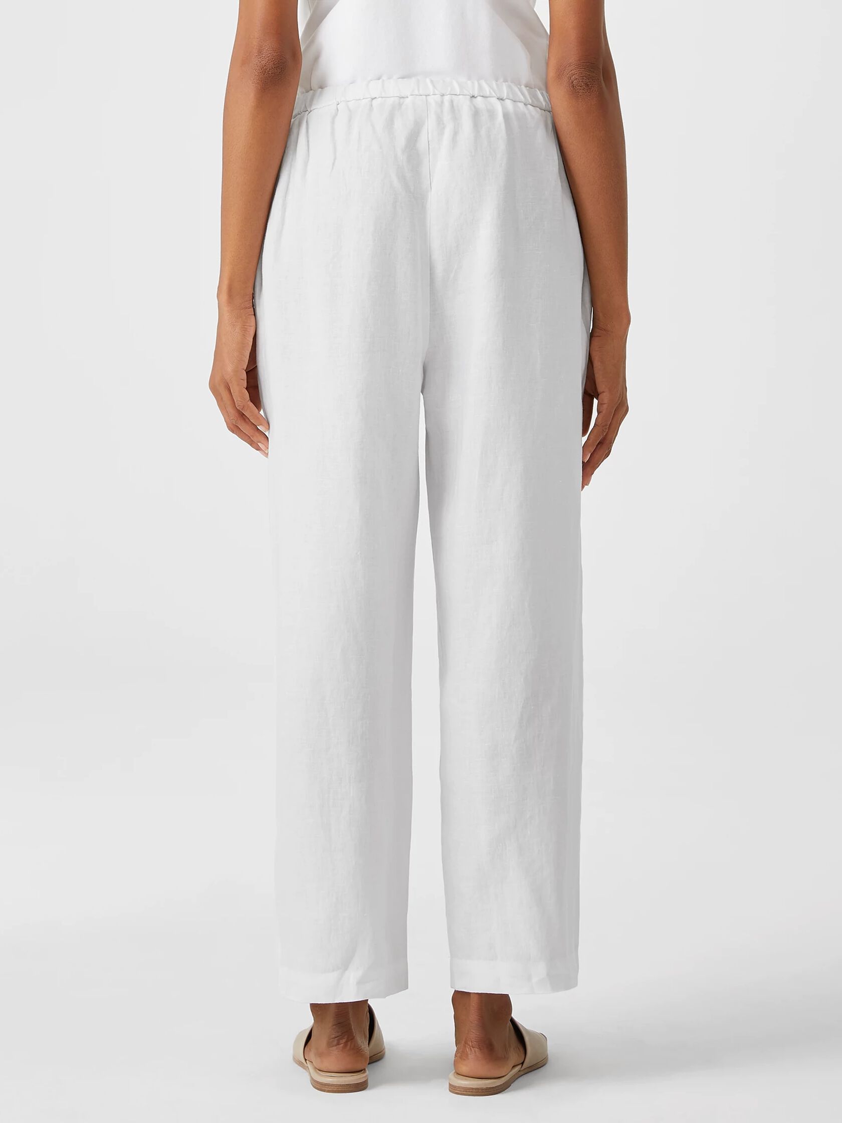 Organic Linen Straight Pant