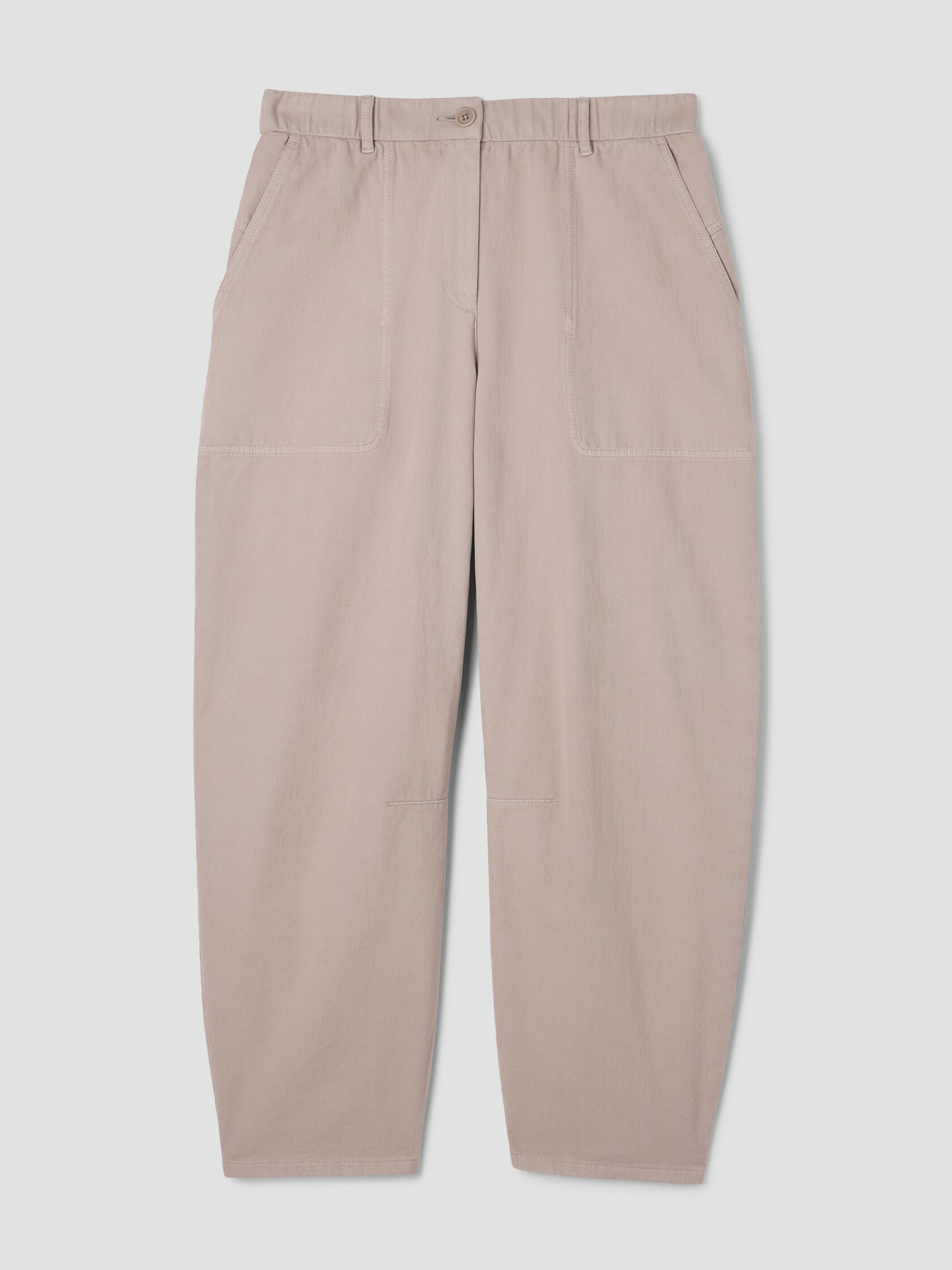 Garment-Dyed Utility Cotton Lantern Pant